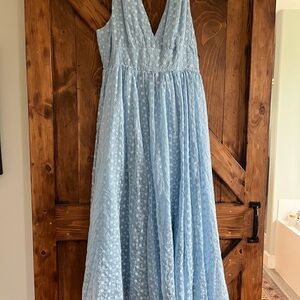 Baltic Born Light Blue Midi Dress
